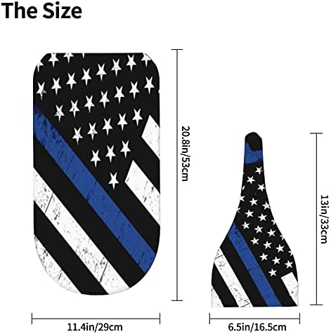 דגל אמריקאי דגל אמריקאי שמיכה חוטית של יילוד וכובע כפה מכניסים דגל קו כחול משטרה, תינוק מקבל שמיכה מקבלת שמיכה,