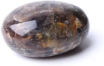 Binnanfang AC216 1PC אבן טבעית שחורה כקלה טבעית ניצלה אבנים מלוטשות קריסטל רייקי קוורץ ריפוי צ'אקרה עיסוי אבני חן סבון
