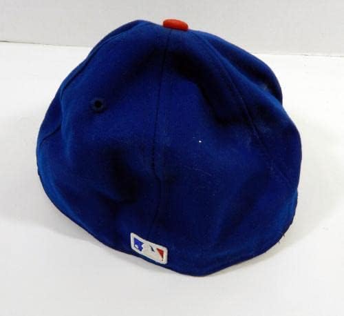 2014 קאבס שיקגו ג'יימס ראסל 40 משחק שימש כובע כחול 7.5 DP22778 - משחק כובעי MLB