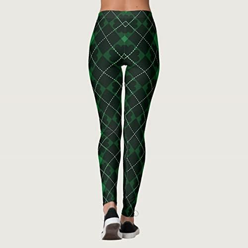 יוגה מכנסיים עבור חמוד גודל 10-12 נשים של פסים טוב מזל ירוק מכנסיים הדפסת חותלות מכנסיים עבור יוגה ריצה פילאטיס