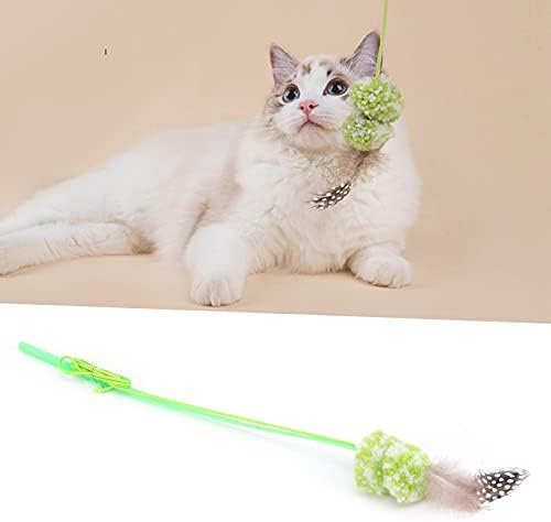 צעצועי נוצה של זרדיס חתול, צעצועים מצחיקים לחתולים חומר בטוח לחתול וחתלתול
