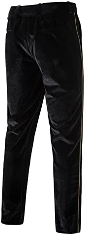 חליפות קטיפה של שני חלקים לגברים מכנסיים של חליפת צבע מוצק קלאסי מכנסיים דלים מתאימים טוקסידו חזה כפול לנשף
