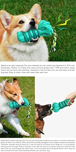 צעצוע של כלבי חיות מחמד המשלב טחינת שיניים, רעשים מהנים ומוזרים, אימוני מעגלים ופונקציות אחרות כדי להביא תענוגות