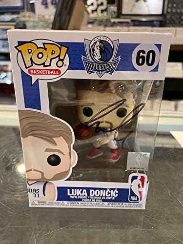 Luka Doncic Dallas Mavericks חתום על פאנקו פופ jsa אותנטי - צלמיות NBA עם חתימה
