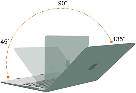 Mosiso תואם ל- MacBook Air 13 אינץ 'מארז 2022 2021 2020 2019 2018 A2337 M1 A2179 A1932, מעטפת קשיחה מפלסטיק ושרוול מחשב