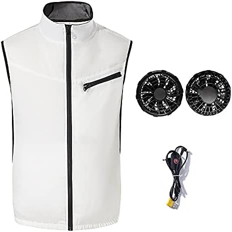 יג'ון קיץ קירור אפוד USB מניעת מכת חום ללבוש מעיל לביש ועבודה חיצונית בגדי מיזוג אוויר