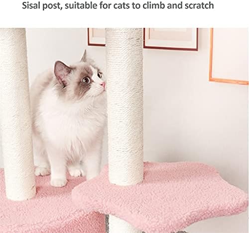 וולנוטה חתולי עץ מגדל הדירה גרוד הודעה חתולי טיפוס מגדל לחיות מחמד חתולי עץ צעצוע עם כדור חתולים קפיצות צעצועי חתולי ריהוט