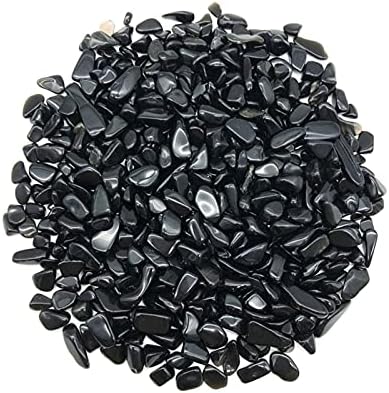 Qiaonnai ZD1226 50G 3 גודל גודל שחור טבעי קוורץ קוורץ חצץ דגאוס טיהור אבן מינרלים מיכל דגים אבנים טבעיות ומינרלים