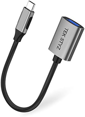 מתאם Tek Styz USB-C USB 3.0 תואם לממיר הנשי של Samsung Galaxy Mega OTG Type-C/PD USB 3.0.