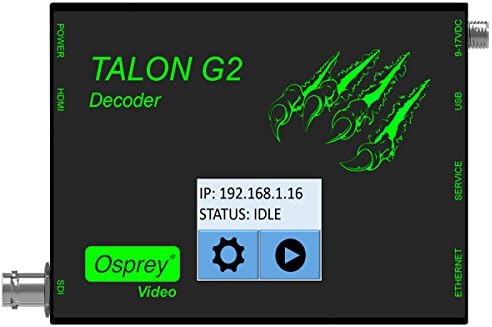 Osprey Video Talon G2 H.264 מפענח וידאו