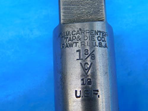 ארהב תוצרת 1 3/8 12 תקע HSS USF ברז 4 חוט ישר 1.375 חוט - AR7029AN2