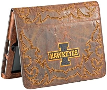 GameDay Boots NCAA IOWA Hawkeyes UIO-IP038univerity of Iowa iPad 2 כיסוי, פליז, גודל אחד