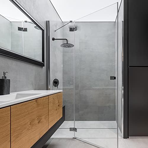 בית עיצוב 841494-MB זרוע מקלחת 90 ​​מעלות אווגן, שחור מט