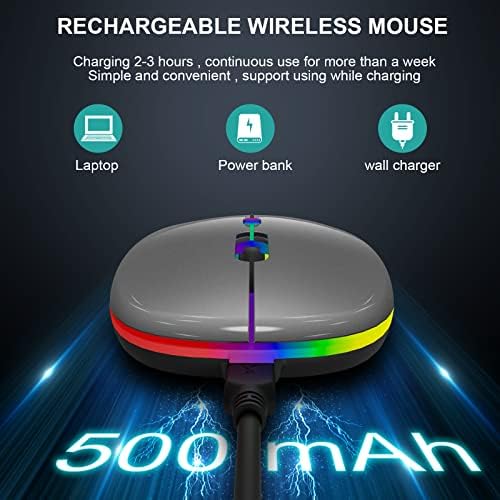עכבר מחשב אלחוטי 2.4 גרם נייד עכבר דק עם מקלט פחות רעש עבור מחשב נייד עכבר אופטי