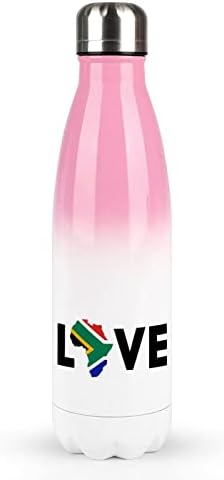 אהבה דרום אפריקה 17oz בקבוק מים ספורט נירוסטה ואקום מבודד צורת קולה בקבוק ספורט לשימוש חוזר