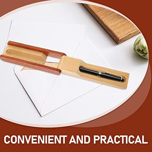 טופיקו עט עץ קופסת מתנה קופסת כדורי עט עט עט מתקפלת מארגן תיבת תצוגה למתנות עסקיות
