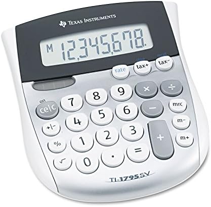 Texas Instruments Ti1795SV Ti-1795SV מחשבון Minidesk, 8 ספרות LCD