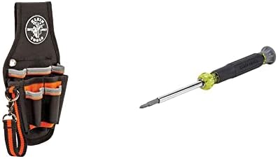 כלים של Klein Toolsman Pro ™ כלי תחזוקה של כלי תחזוקה & 32581 4-in-1 מברג אלקטרוניקה מברג עם מכונות מדויקות ביטים: 2 מחוררים,