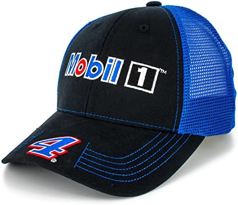 משובץ דגל קווין הארוויק נצחון ליין מובייל 1 חסות צוות רשת כובע שחור / כחול אחד גודל