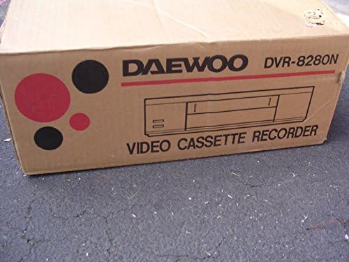 Daewoo DVK47N נגן וידאו מקליט VCR VHS 4 ראש - מקליט תכנות עם מקלט טלוויזיה מובנה. הקלט תכניות טלוויזיה, לוויין כבלים