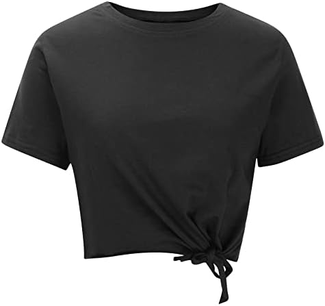 נשים צמרות שרוול קצר דופ טוניקות רזות חולצות רזה חולצות חולצות חולצות צוות צוואר צוואר טרקלין רגיל