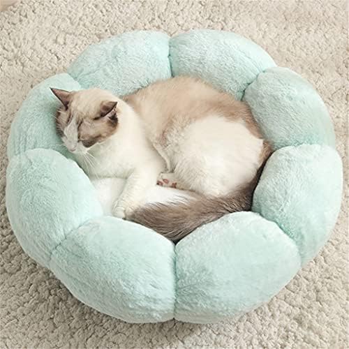 סלאטיום עגול פרח חתולי חורף חם קטיפה חתולי המלטת לחיות מחמד קן כרית עבור כל עונות לשפר לחיות מחמד שינה מיטה לחתולים