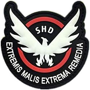 3 חלקים טום קלנסי סוכן החטיבה לוגו SHD לוגו צבאי טקטיקות טקטיקות מורל PVC PVC
