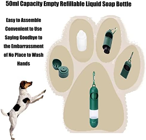 טאוז ' יאו 95 ספירה לחיות מחמד כלב קקי פסולת תיק מתקן חמוד גור מחזיק, כלבלב קקי תיק מחזיק עם יד חיטוי בקבוק