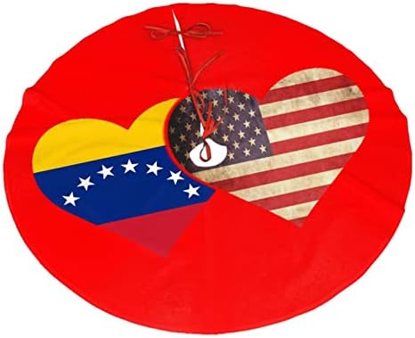 חצאית עץ חג המולד, דגל וונצואלה בגודל 30-48 אינץ