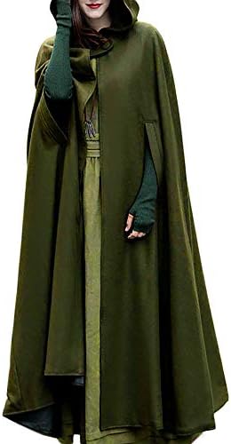 מעיל מעיל טרנץ 'ברדס נשים אופנה קז'ואל קדמי מעיל קרדיגן מעילי ימי הביניים וינטג' גלימת גלימת פונצ'ו חלוק