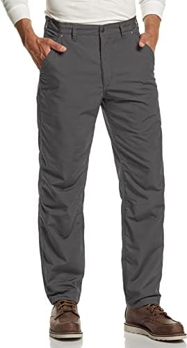 מכנסי חורף של CQR לגברים, מכנסי מטען סקי שלג מרופד חיצוני, מכנסי טיולים תרמיים