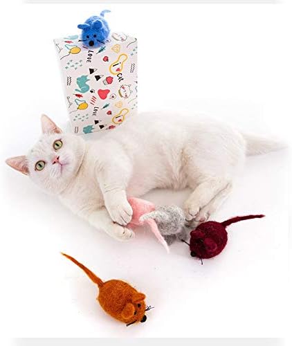 נורבי חיית מחמד חתול חתול צעצוע צמר קטיפה כדור מצחיק
