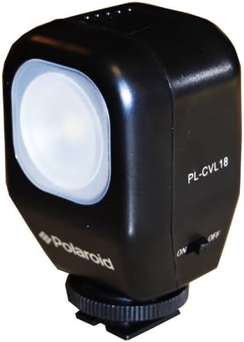 אור וידאו של סדרת סטודיו פולארויד, אור וידאו כולל סוגר הרכבה, מתאם AC, 2 סוללות נטענות עבור Sony HDR-CX760V, PJ760V,
