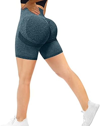 מוהואצ'י מכנסי אימון בעלי מותניים גבוהים לנשים הרמת יוגה קצרת יוגה קצרים חותלות לבקרת בטן