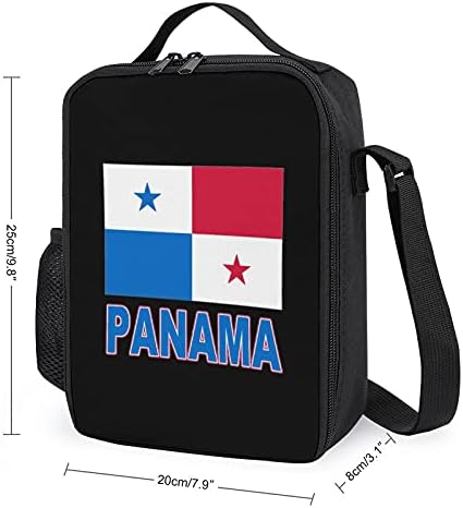 גאווה של פנמה-פנמה דגל נייד בידוד שקית אוכל ארוחת תיק מזון מיכל תיבת לעבודה בית ספר פיקניק