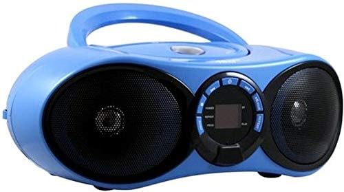 נגן המדיה של המילטון Boombox CD/FM עם מקלט Bluetooth, כחול