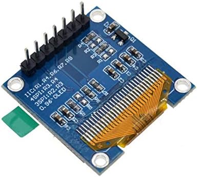 Stayhome 1 pcs 0.96 אינץ 'spi oled תצוגה מודול צבע לבן 128x64 OLED 7Pin Driver Chip SSD1306 עבור Arduino
