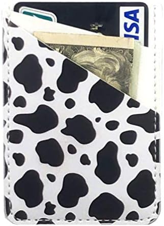 Calormixs מחזיק כרטיס אשראי נמתח עבור גב טלפון, מקל כיס טלפון סלולרי בכרטיס ארנק של מדבקה דבקת עצמית בטלפון בטלפונים חכמים