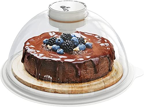 מיכל עוגת סקייווין עם מכסים, מיכלי עוגת פלסטיק בגודל 7 אינץ ' עם מכסים-למנשא פאי , מנשא עוגה, מיכל עוגת גבינה או