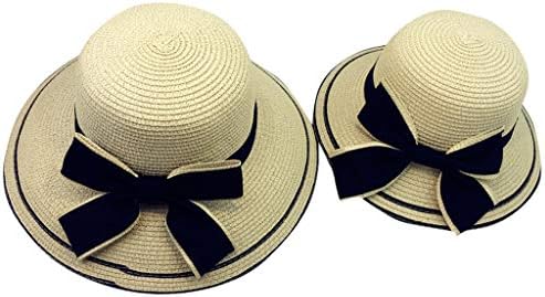 קיץ שמש קשת נערת תינוק כובע תינוקות שוליים נשים חוף חוף הורה שטוח-כובע קש כובע בייסבול כובעי לידה שנת לידה
