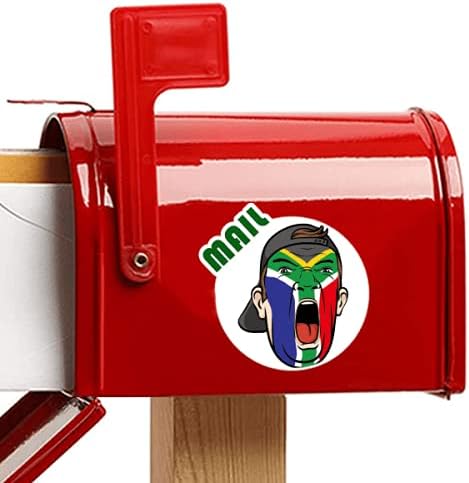 מתנת יופי דרום אפריקה דגל איפור פנים מדבקות מדבקות תיבת דלק מדבקות דבק אטום מים