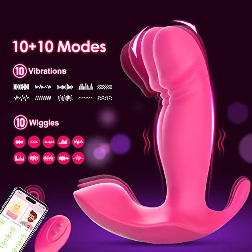 לביש נקודת הג ' י דילדו ויברטורים למבוגרים סקס צעצועים לנשים או גברים, אפליקציה שלט רחוק תחתונים דגדגן מיני ויברטור עם 10 במהירות