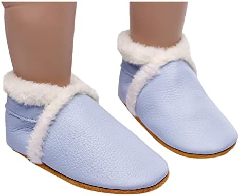 נעלי ילדה קטנה בגודל 4C נעלי שלג הולכי תינוקות לתינוק מגפי בנות חמים קטיפה נעלי כותנה ראשונות נעלי תינוקות משאיות בוקרים