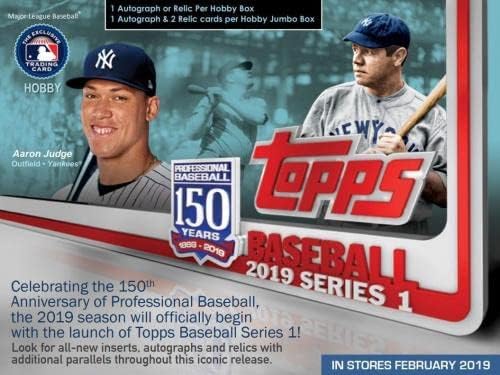 2019 Topps Series 1 Baseball Bobby Jumbo Box - חבילות שעוות בייסבול