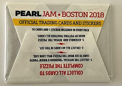 חבילת כרטיס בייסבול של פרל ג'אם 2018 בוסטון פנוויי פארק רד סוקס