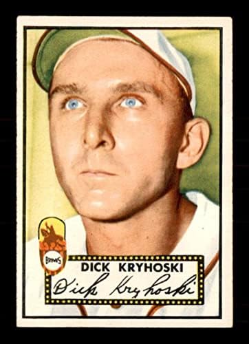 149 דיק קריוסקי - 1952 כרטיסי בייסבול של טופס מדורגים אקס+ - כרטיסי וינטג 'עם חתימות בייסבול