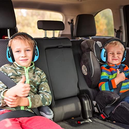 3 חבילות לילדים הגנה על אוזניים בטיחות אוזניים אוזניות 26dB מבטלות אוזניות עם סרט מתכוונן רעש תינוקות מתכוונן מבטלים אוזניים