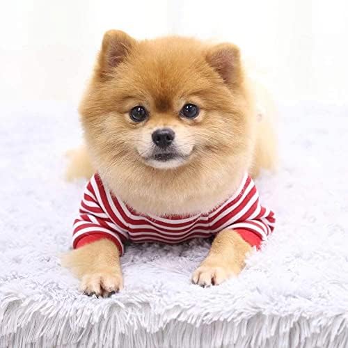 תלבושת סוודר כלבים מפוספס בכיס