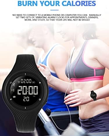 גברים Multifunction Smart Watches Tracker Tracker עם Sportwatch Stopwatch Sportdown Digital Student Sport Watch Water Advate