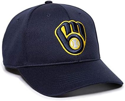 מילווקי ברוארס למבוגרים מתכוונן כובע ליגת העל רישיון רשמי ליגת בייסבול העתק כדור כובע